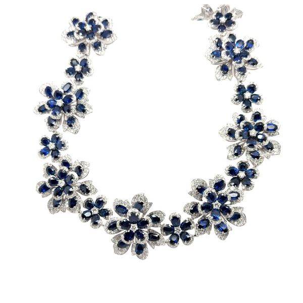 Sapphire Necklace Falls Jewelers Concord, NC