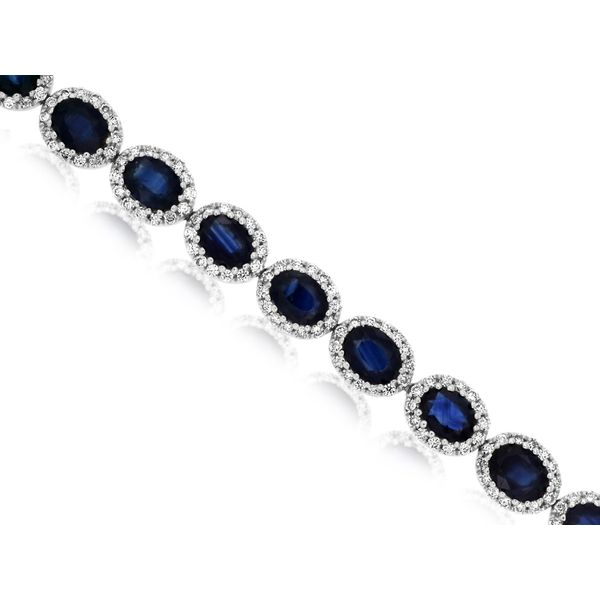 Sapphire and Diamond Bracelet Falls Jewelers Concord, NC