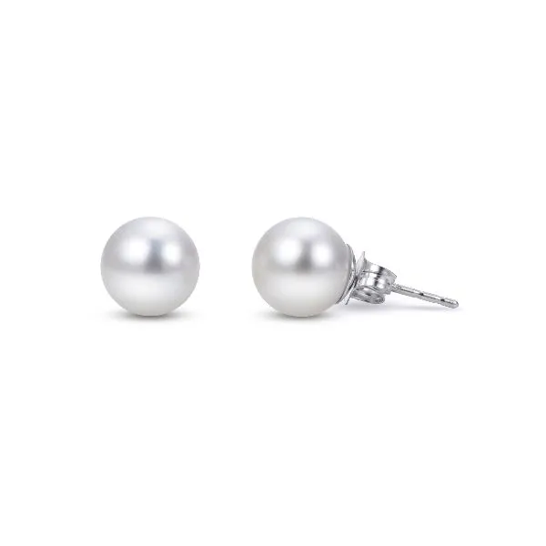 14k pearl stud earrings sales
