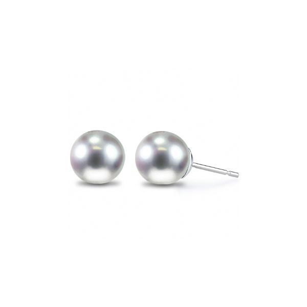 5-5-5 mm Akoya Pearl Stud Earrings Falls Jewelers Concord, NC