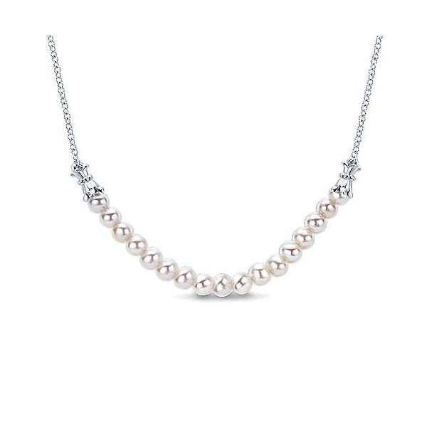 Sterling Silver Pearl String Necklace Falls Jewelers Concord, NC