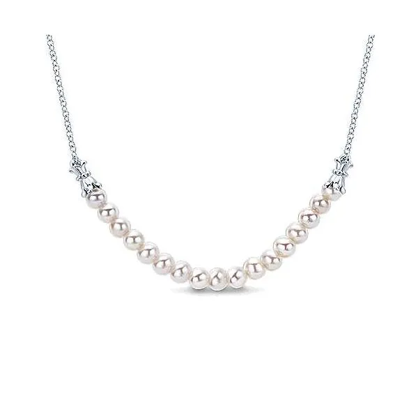 Sterling Silver Pearl String Necklace Falls Jewelers Concord, NC