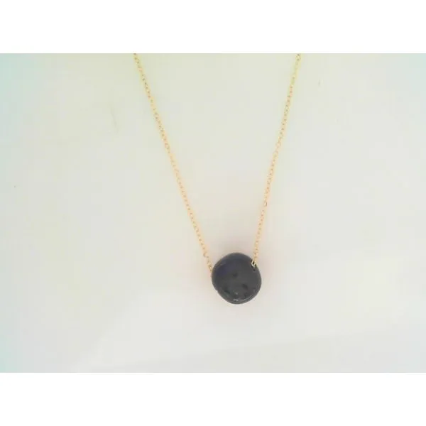 14K Yellow Gold Black Pearl Necklace Falls Jewelers Concord, NC