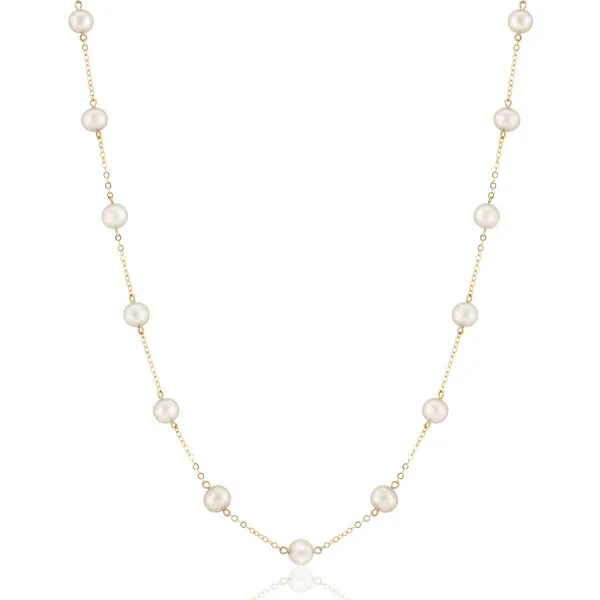 14KY MULTI PRL CHOKER-18IN Falls Jewelers Concord, NC