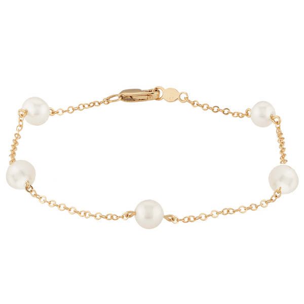 14KY MULTI PRL BRACELET 7IN Falls Jewelers Concord, NC