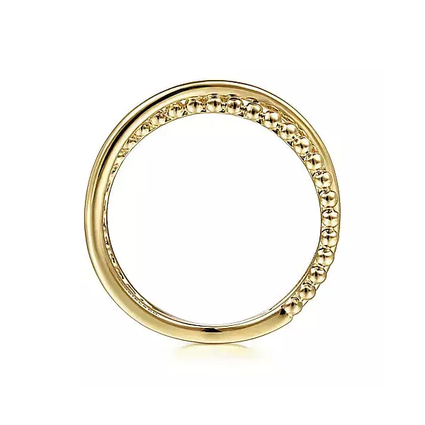 14K Yellow Gold Bujukan Criss Cross Ring similar item image