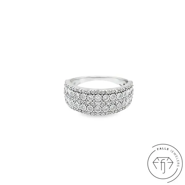 10KW 0.25CTW  5 Row Diamond Band