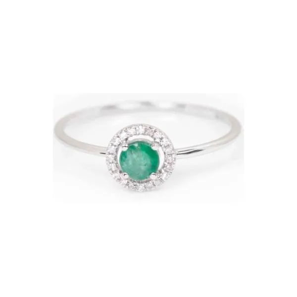 Emerald and Diamond Ring