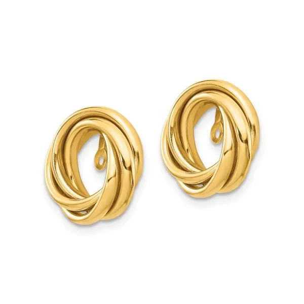 Love Knot Earring Jackets Image 2 Falls Jewelers Concord, NC
