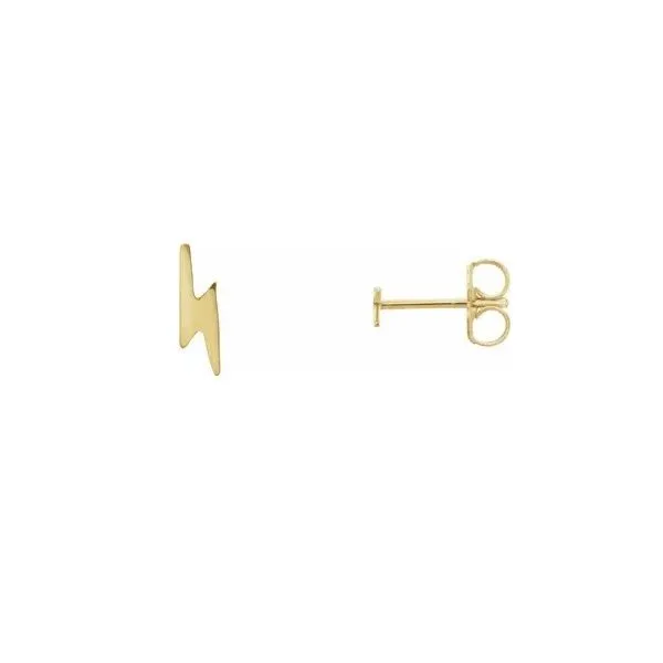 Lightning Bolt Earrings Image 2 Falls Jewelers Concord, NC