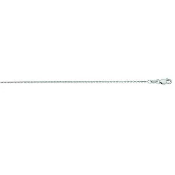 Estate 14K Gold 1.2mm Oval Cable Chain similar item image