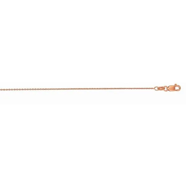 14K Rose Gold 18" 1.1mm Cable Chain similar item image