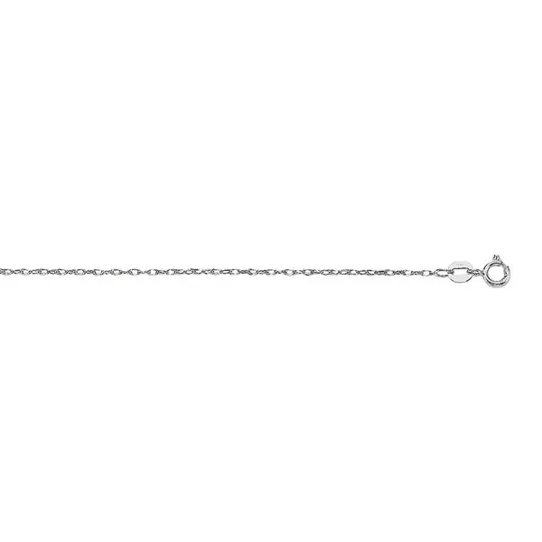 14K Gold .85mm Machine Rope Chain