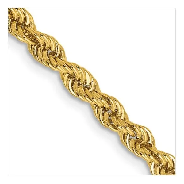 14K Yellow Gold Rope Chain Falls Jewelers Concord, NC