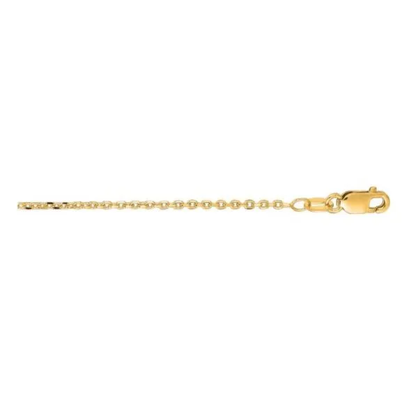 14K Gold Diamond Cut Cable Chain similar item image