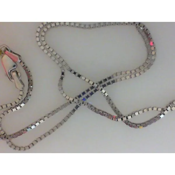 14K White Gold Box Chain similar item image