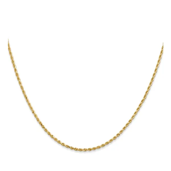 14K Gold Diamond-Cut Rope Chain - 18 inch Falls Jewelers Concord, NC