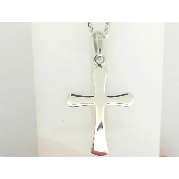14K White Gold Cross Pendant Falls Jewelers Concord, NC
