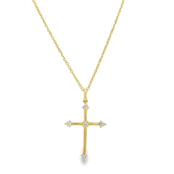 Diamond Cross Pendant Falls Jewelers Concord, NC