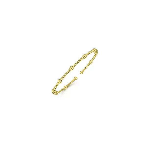 Yellow Gold Bangle Image 4 Falls Jewelers Concord, NC