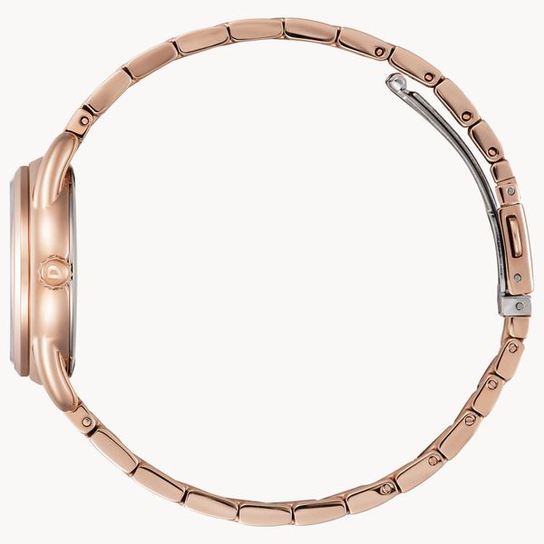 Women's Rose-Tone Citizen Eco-Drive Watch Image 2 Falls Jewelers Concord, NC