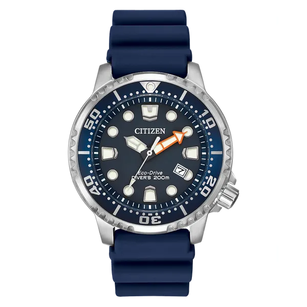 Men's Dark Blue Divers CITIZEN Eco-Drive Falls Jewelers Concord, NC