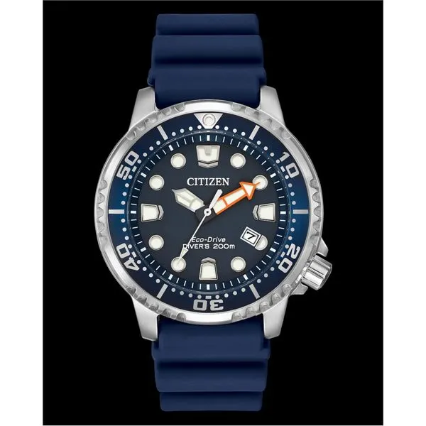 Men's Dark Blue Divers CITIZEN Eco-Drive Falls Jewelers Concord, NC