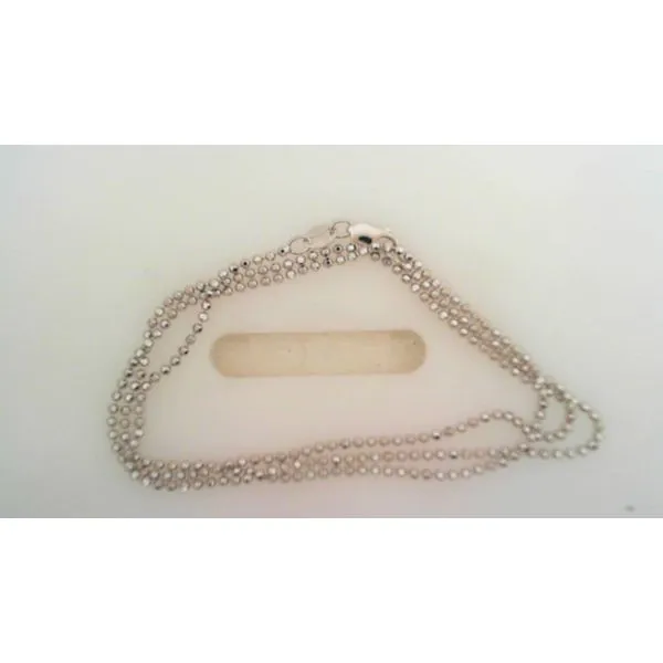 Sterling Silver Diamond-Cut Ball Chain