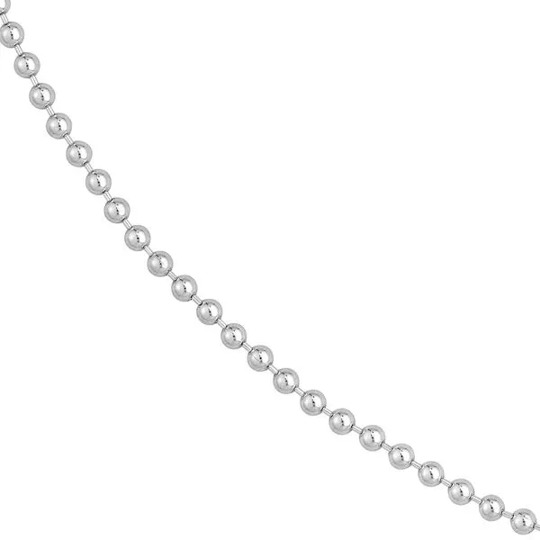 Sterling Silver Diamond-Cut Bead Chain