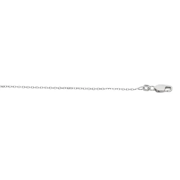 Silver 1.1mm Diamond Cut Cable Chain Falls Jewelers Concord, NC