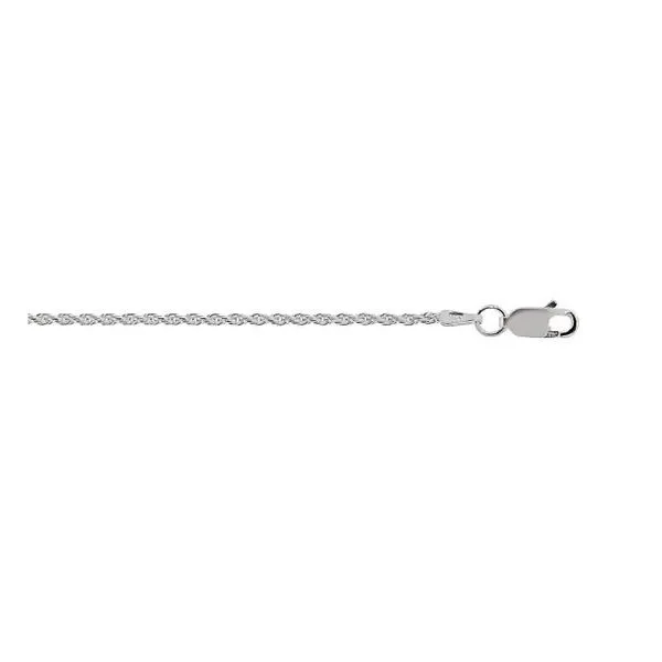 16IN Sterling Silver 1.4mm Rope Chain with Lobster Clasp Falls Jewelers Concord, NC