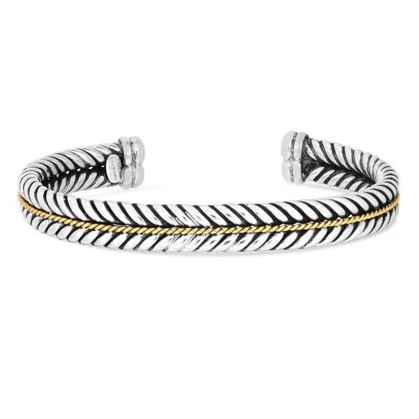 Ferarri Men's Silver & 18K Cuff Bracelet similar item image