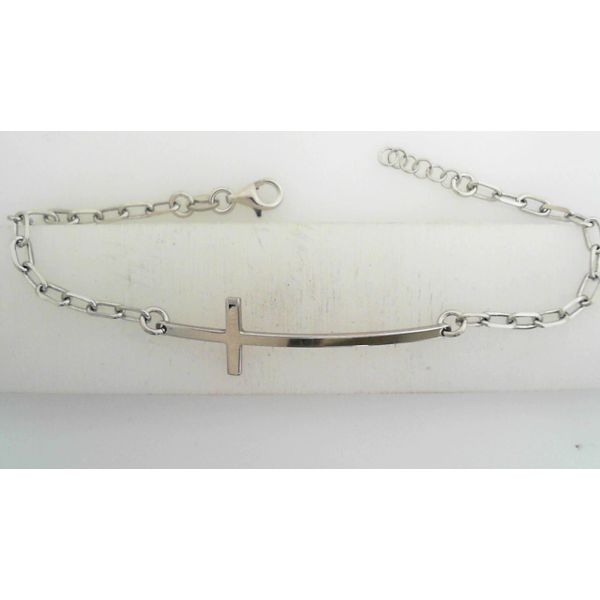 Sterling Silver Adjustable Cross Bracelet Falls Jewelers Concord, NC