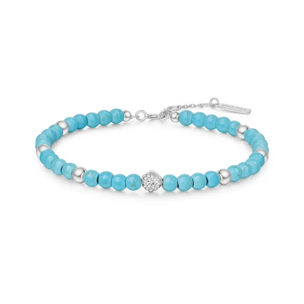 Silver Lab Created Turquoise Bracelet similar item image