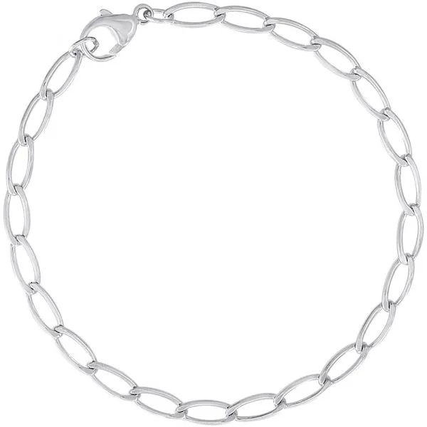 Elongated Oval Link Classic Bracelet Falls Jewelers Concord, NC