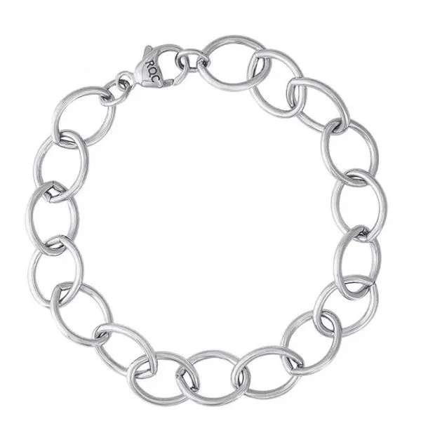 Single Link Open Curb Classic Bracelet Falls Jewelers Concord, NC