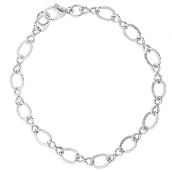 Large Figure Eight Link Classic Bracelet Falls Jewelers Concord, NC