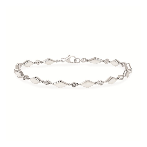 Sterling Silver and Diamond Bracelet Falls Jewelers Concord, NC