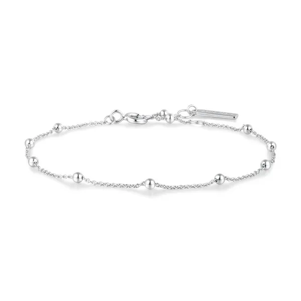 Silver Beaded Chain Bracelet similar item image