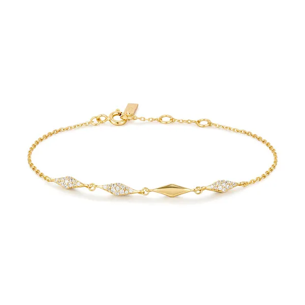 Gold Multi Sparkle Bracelet Falls Jewelers Concord, NC