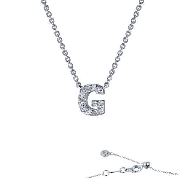 Letter G Pendant Necklace Falls Jewelers Concord, NC