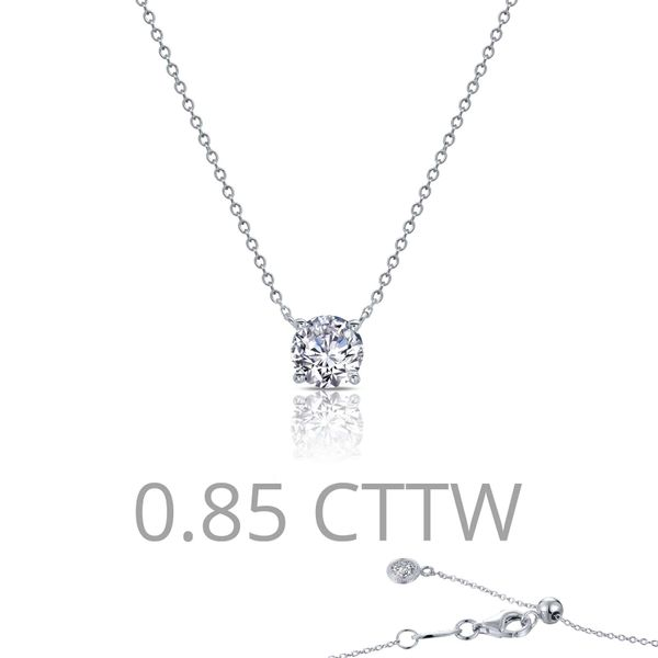 0.85 CTW Solitaire Necklace Falls Jewelers Concord, NC