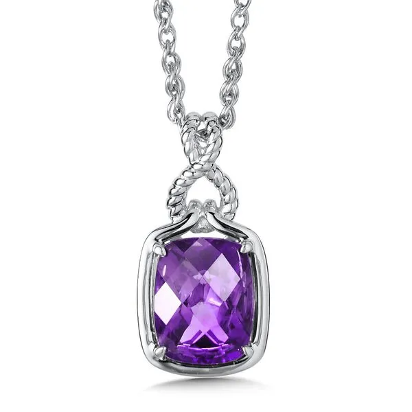 Sterling Silver Amethyst Pendant