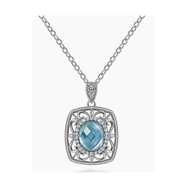 Sterling Silver Pendant Necklace similar item image
