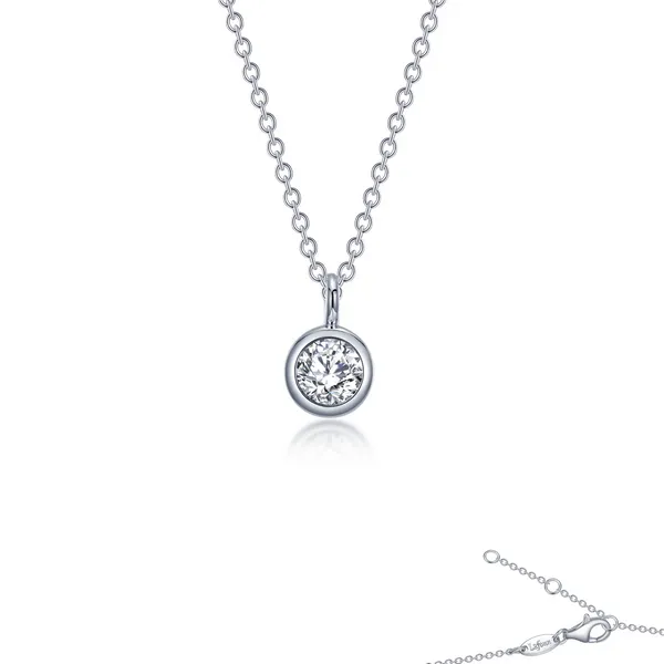 0.46 CTW Bezel-set Necklace Falls Jewelers Concord, NC
