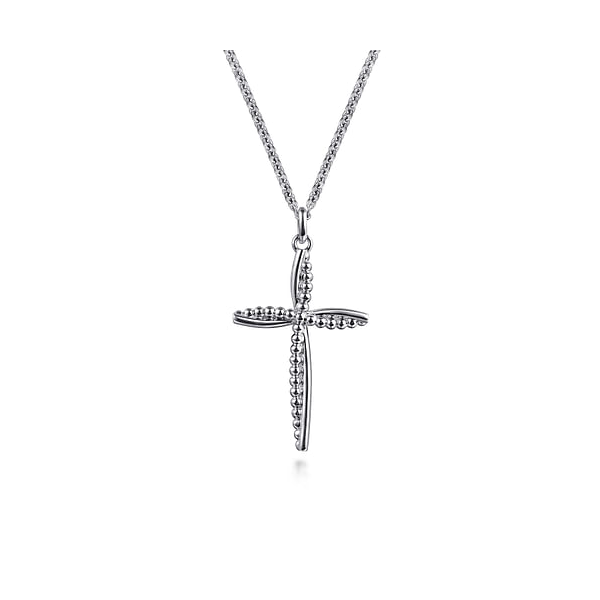 925 Sterling Silver Bujukan Cross Pendant Necklace Falls Jewelers Concord, NC