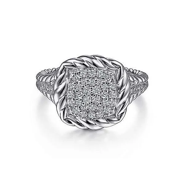 White sapphire pave ring hotsell