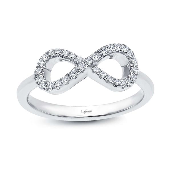 Sterling Silver Lassaire Diamond Infinity Ring Falls Jewelers Concord, NC