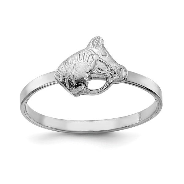 Sterling Silver Child's Horse Ring Falls Jewelers Concord, NC