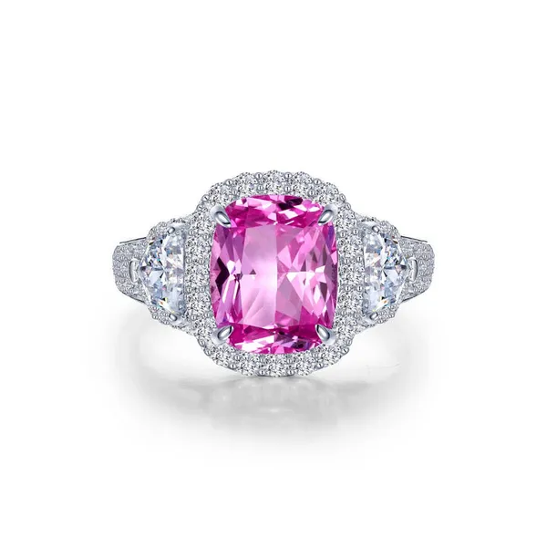 Fancy Lab-Grown Sapphire Halo Ring similar item image